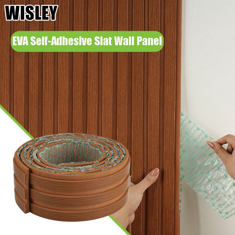 Pvc Panel Background - Trójwymiarowa, samoprzylepna listwa ścienna z materiału