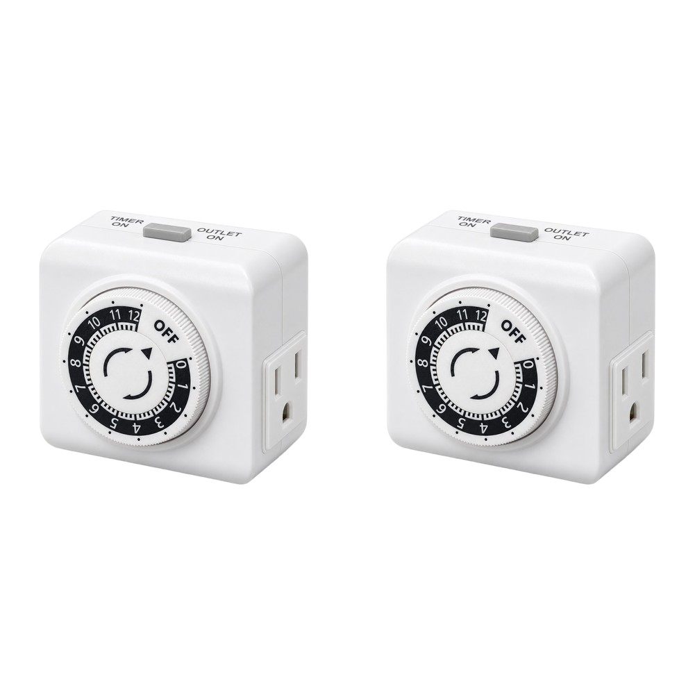 Zestaw 2 sztuk: 24-godzinny, m – Timer Dual Outlet recenzja i cena