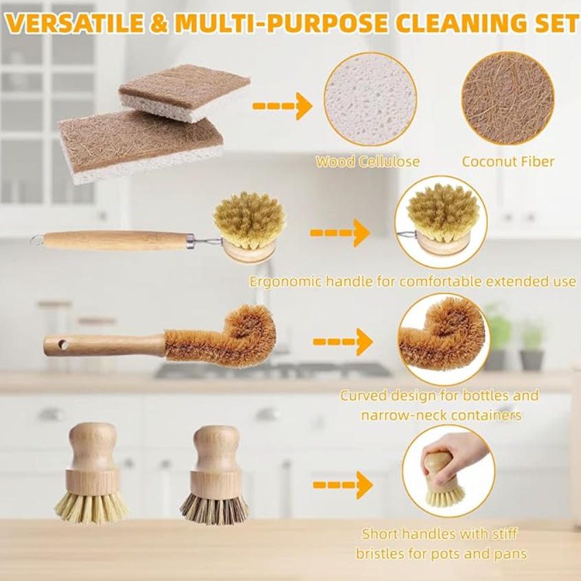 6-częściowy zestaw bambusowych – Substrate Coconut Fiber recenzja i cena