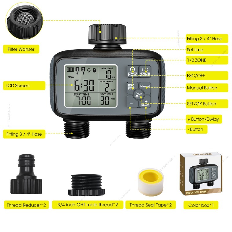 Inteligentny programator nawad – Timer Dual Outlet recenzja i cena